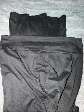 Source Unknown Black High-Waist Leggings
